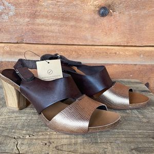 Unity in Diversity Modelo Heeled Sandal "Vaqeutilla" Size 7 NIB